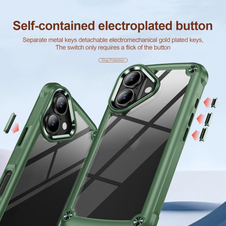 For iPhone 17 TPU + PC Lens Protection Phone Case
