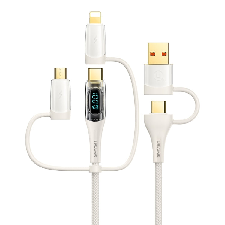 USAMS US-SJ616 PD 100W 6 in 1 Fast Charge Data Cable, Length: 1.2m