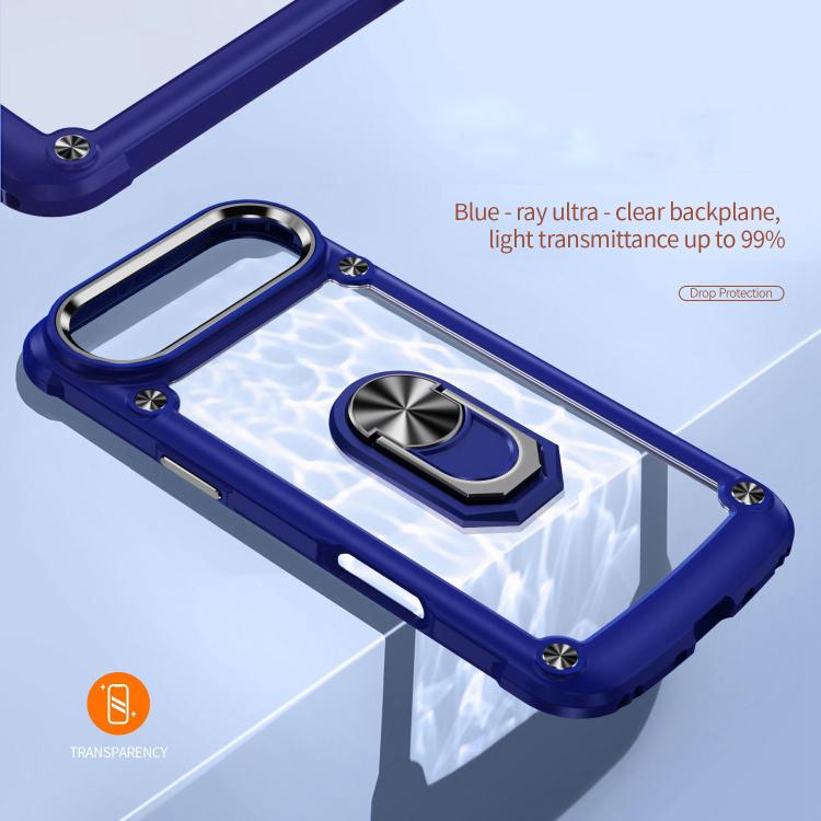 For iPhone Air TPU + PC Lens Protection Phone Case with Ring Holder