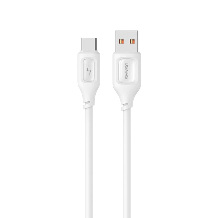 USAMS US-SJ619 3A USB to USB-C/Type-C Silicone Data Cable, Length: 1m