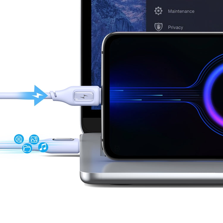 USAMS US-SJ620 2A USB to Micro USB Silicone Data Cable, Length: 1m