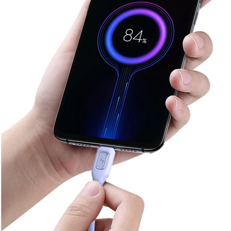 USAMS US-SJ620 2A USB to Micro USB Silicone Data Cable, Length: 1m