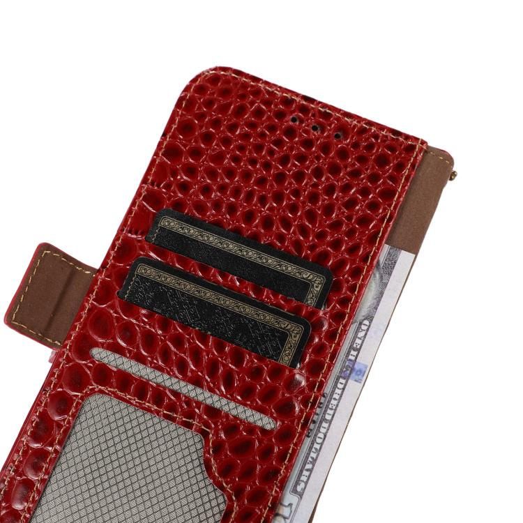 For iPhone 17 Crocodile Top Layer Cowhide Leather Phone Case