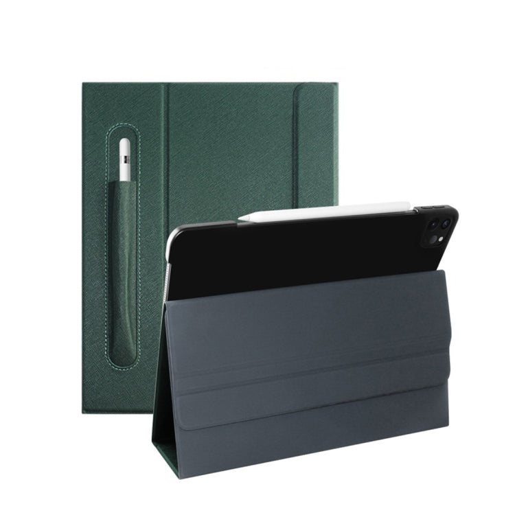 For iPad Pro 11 inch (2020) Geya Series PC + TPU Horizontal Flip Leather Tablet Case with Holder & Pen Slot & Sleep / Wake-up Function