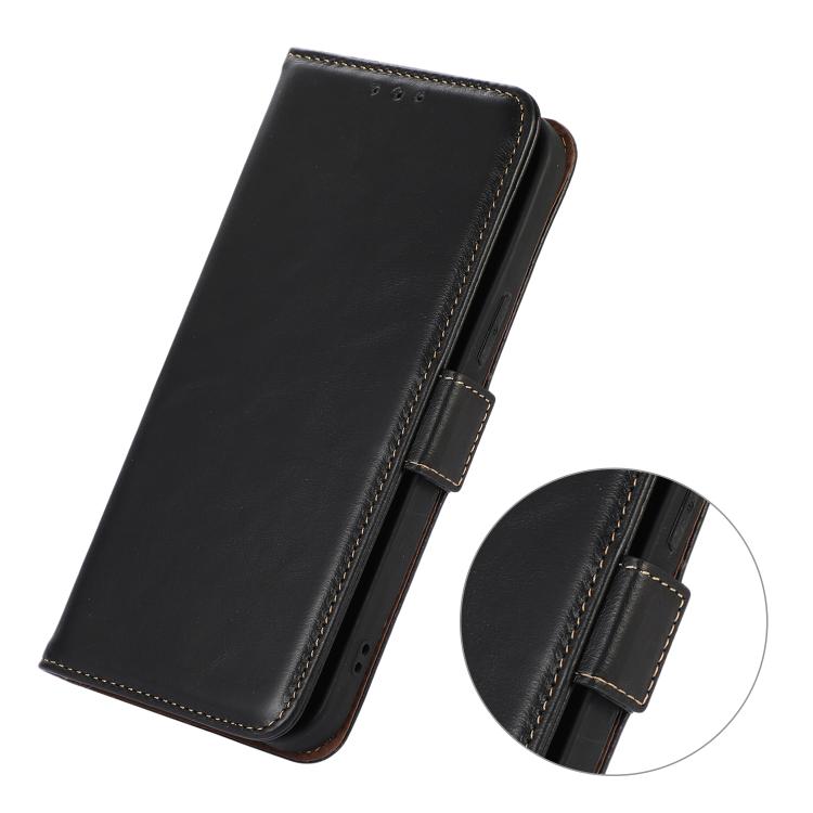 For iPhone Air Crazy Horse Top Layer Cowhide Leather Phone Case