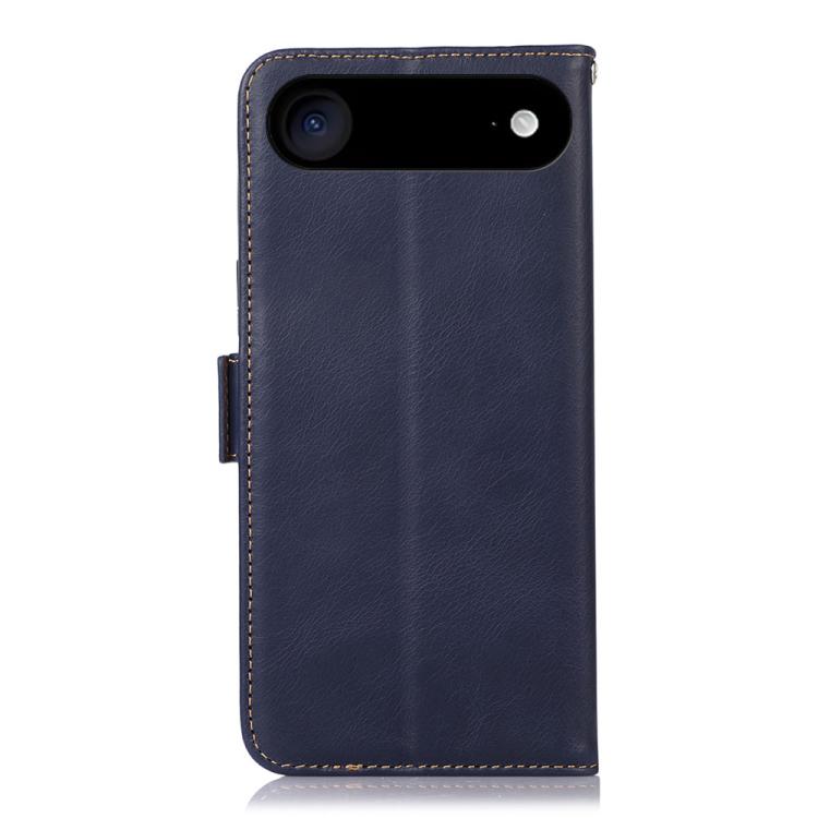For iPhone Air Crazy Horse Top Layer Cowhide Leather Phone Case