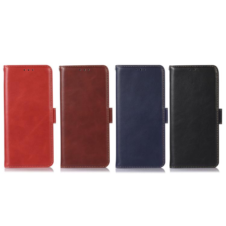 For iPhone 17 Pro Crazy Horse Top Layer Cowhide Leather Phone Case