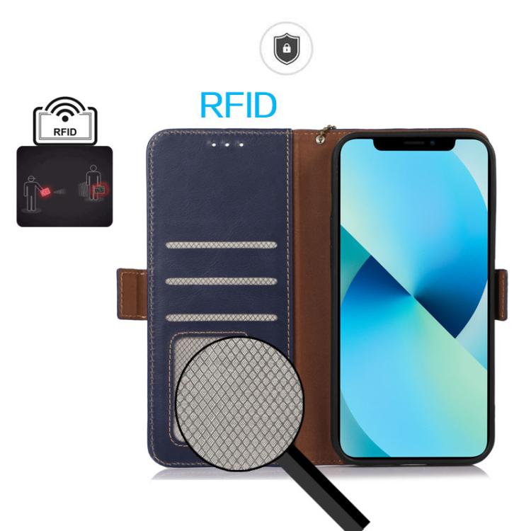 For iPhone 17 Pro Crazy Horse Top Layer Cowhide Leather Phone Case
