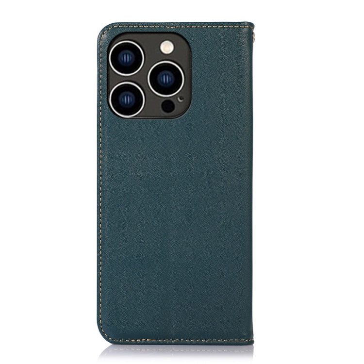 For iPhone 16 Pro Max KHAZNEH Nappa Top Layer Cowhide Leather Phone Case