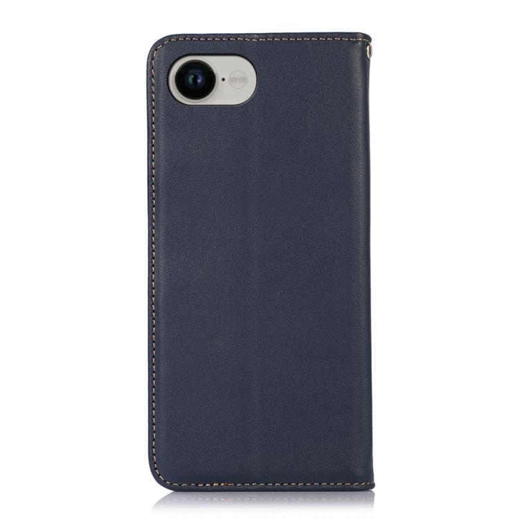 For iPhone 16e KHAZNEH Nappa Top Layer Cowhide Leather Phone Case