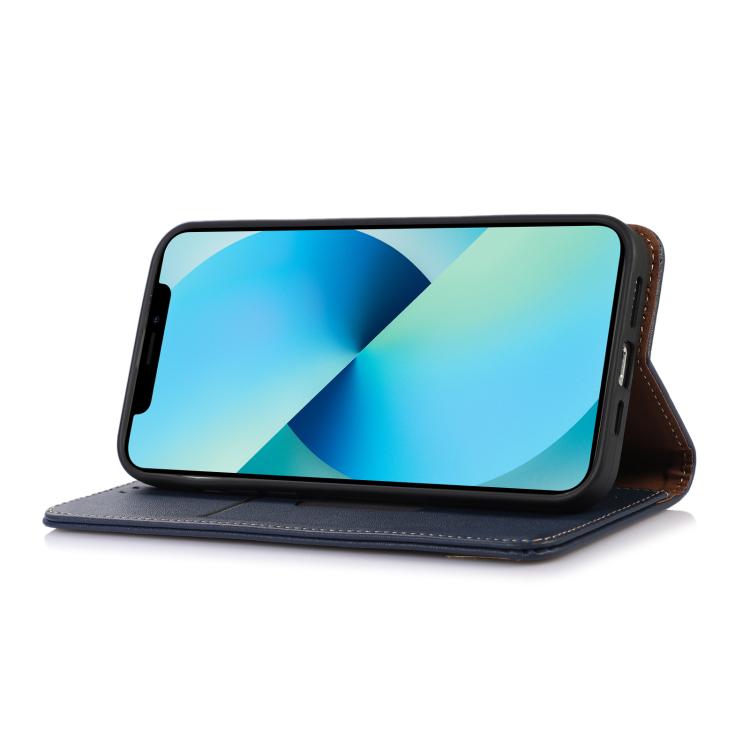For iPhone Air KHAZNEH Nappa Top Layer Cowhide Leather Phone Case