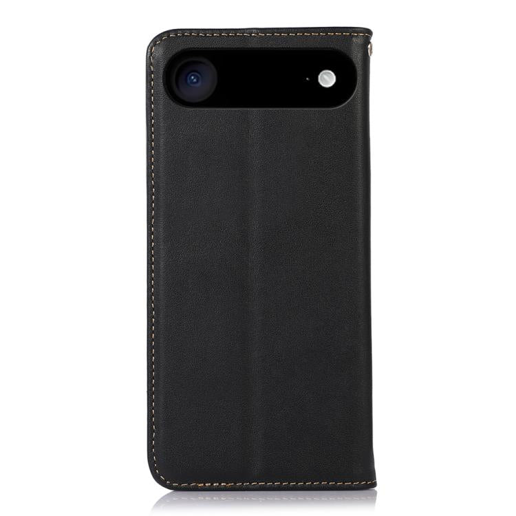 For iPhone Air KHAZNEH Nappa Top Layer Cowhide Leather Phone Case