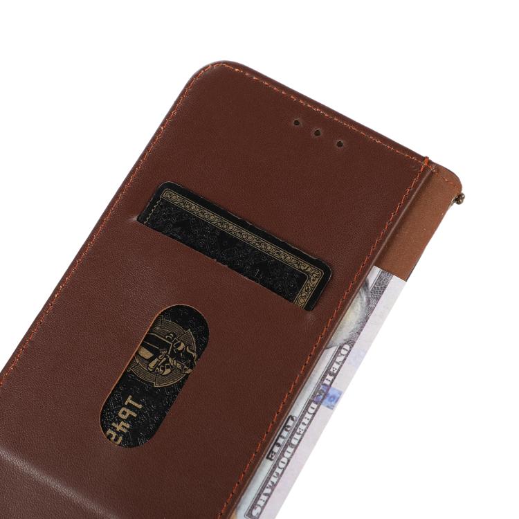 For iPhone Air KHAZNEH Nappa Top Layer Cowhide Leather Phone Case