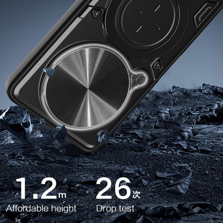 For Realme 12 Pro / 12 Pro+ / 12+ CD Texture Sliding Camshield Magnetic Holder Phone Case
