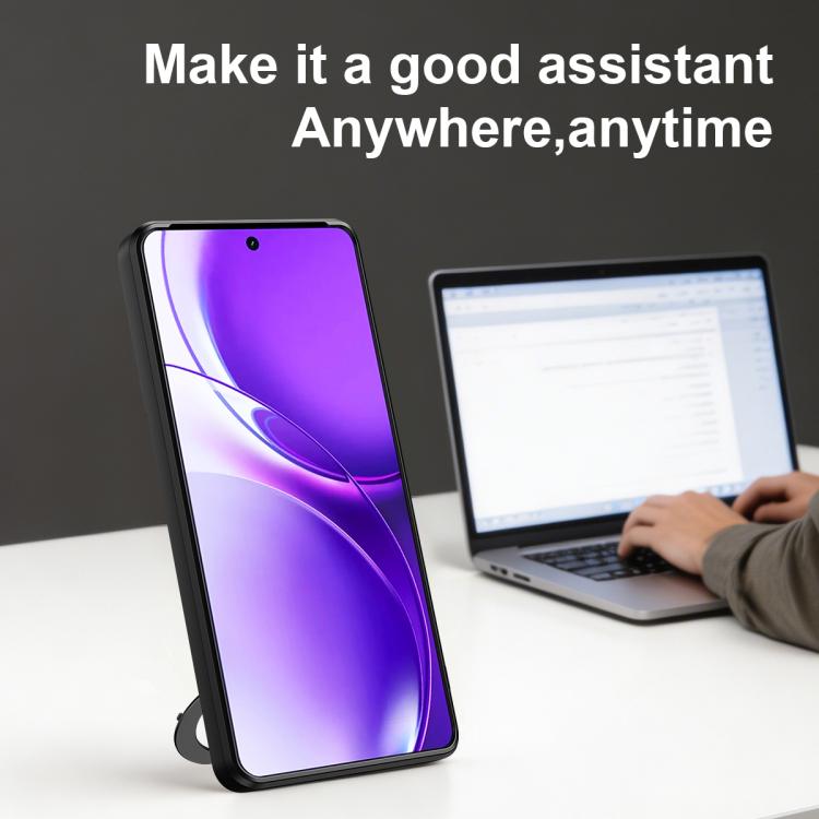 For Realme P4 Power 5G CD Texture Sliding Camshield Magnetic Holder Phone Case