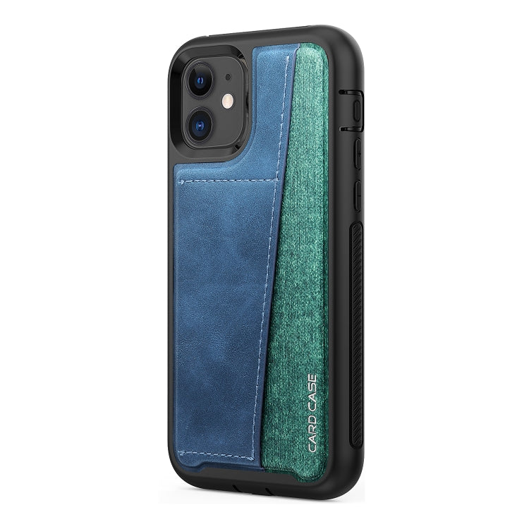 For iPhone 11 Shockproof PC + TPU + PU Leather Protective Case with Card Slot