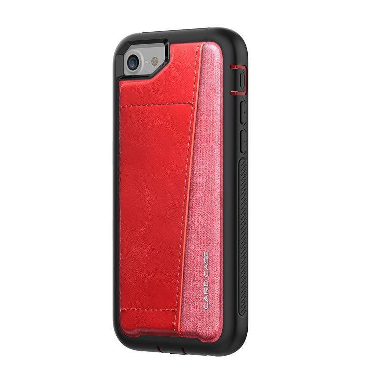 For iPhone 6 Shockproof PC + TPU + PU Leather Protective Case with Card Slot
