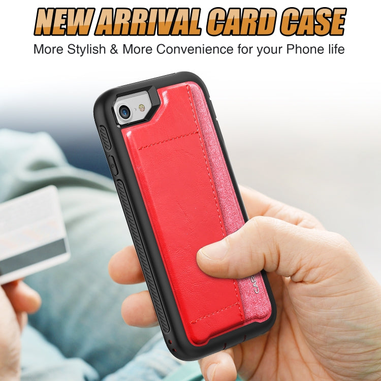 For iPhone 6 Shockproof PC + TPU + PU Leather Protective Case with Card Slot