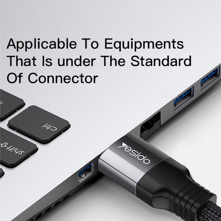 Yesido HM08 HDMI Male to HDMI Male HD Adapter Cable, Length:2m