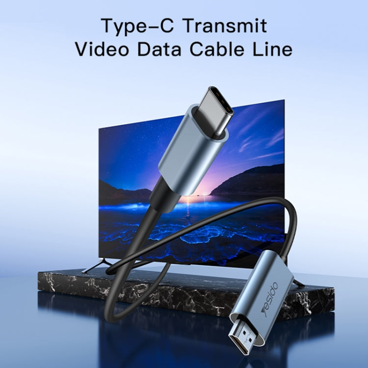 Yesido HM10 USB-C / Type-C to HDMI HD Adapter Cable, Length:2m
