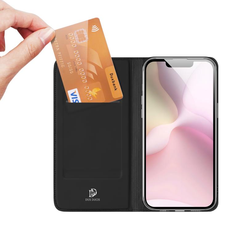 For iPhone 17e / 16e DUX DUCIS Skin Pro Series Flip Leather Phone Case