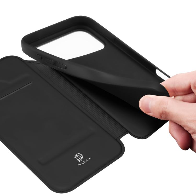 For iPhone 17 Pro Max DUX DUCIS Skin Pro Series Flip Leather Phone Case