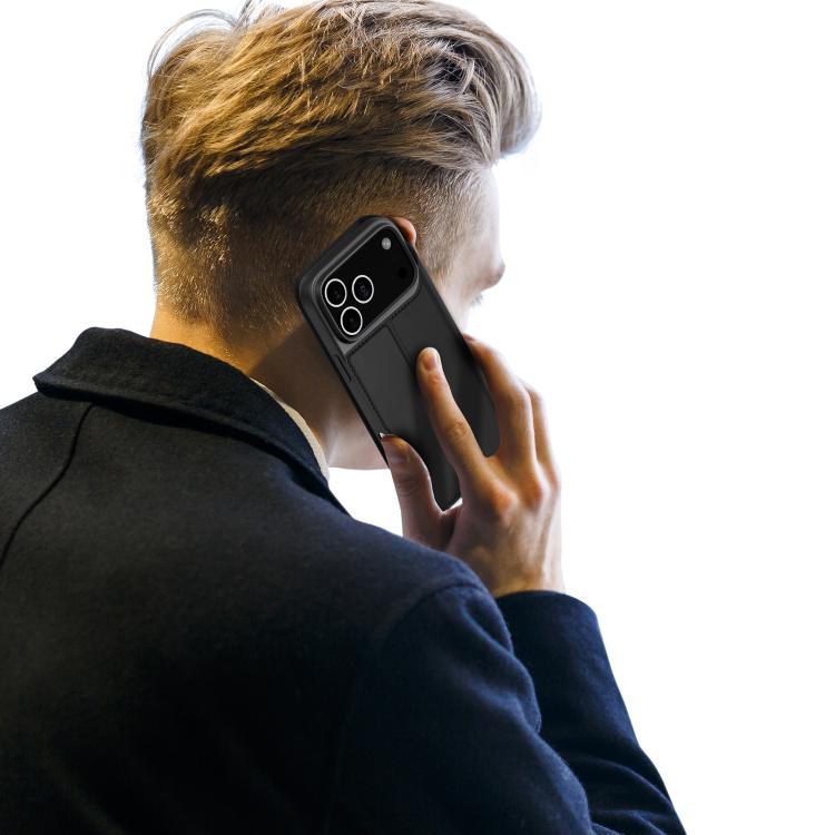 For iPhone 17 Pro DUX DUCIS Skin Pro Series Flip Leather Phone Case