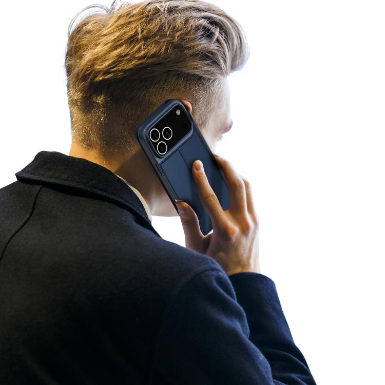 For iPhone 17 Pro DUX DUCIS Skin Pro Series Flip Leather Phone Case