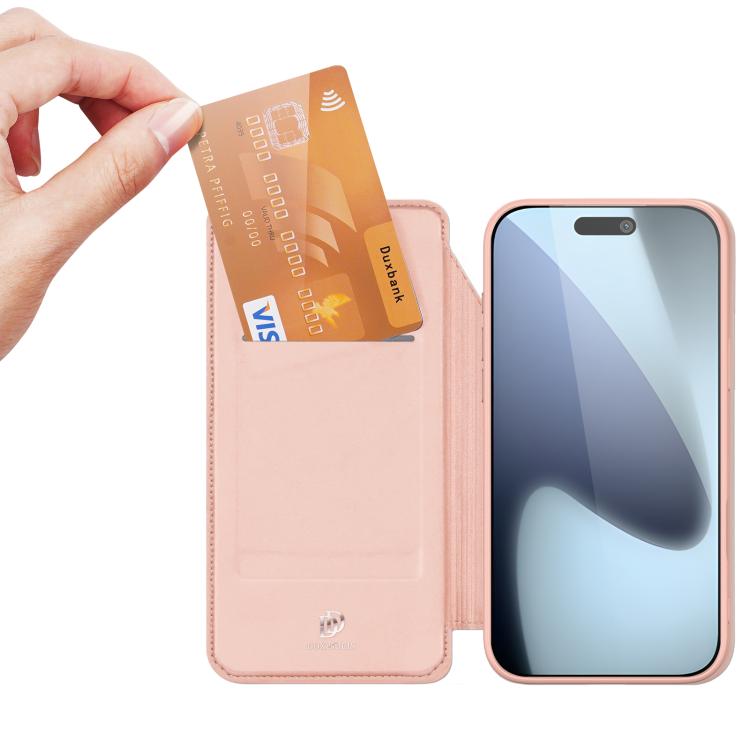 For iPhone 17 Pro DUX DUCIS Skin Pro Series Flip Leather Phone Case