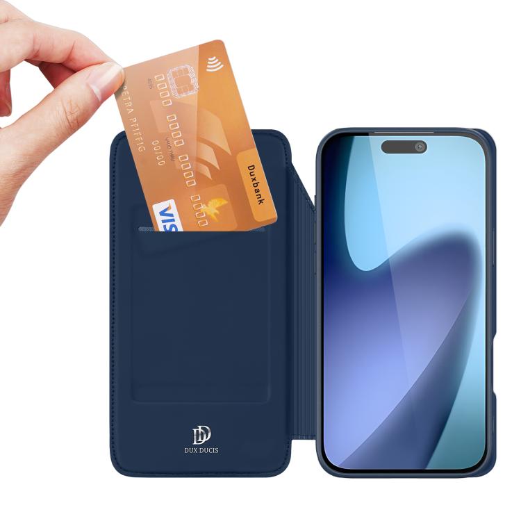 For iPhone Air DUX DUCIS Skin Pro Series Flip Leather Phone Case