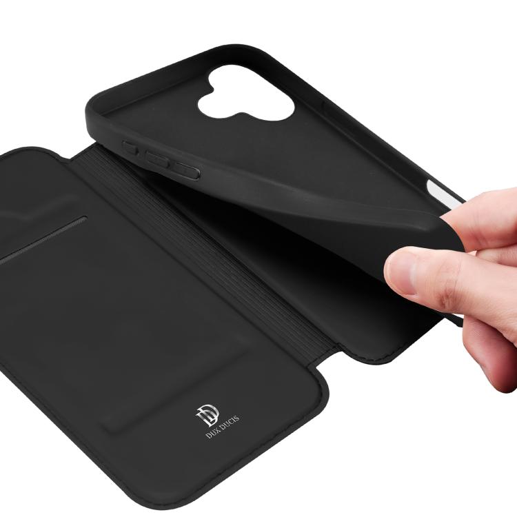 For iPhone 17 DUX DUCIS Skin Pro Series Flip Leather Phone Case