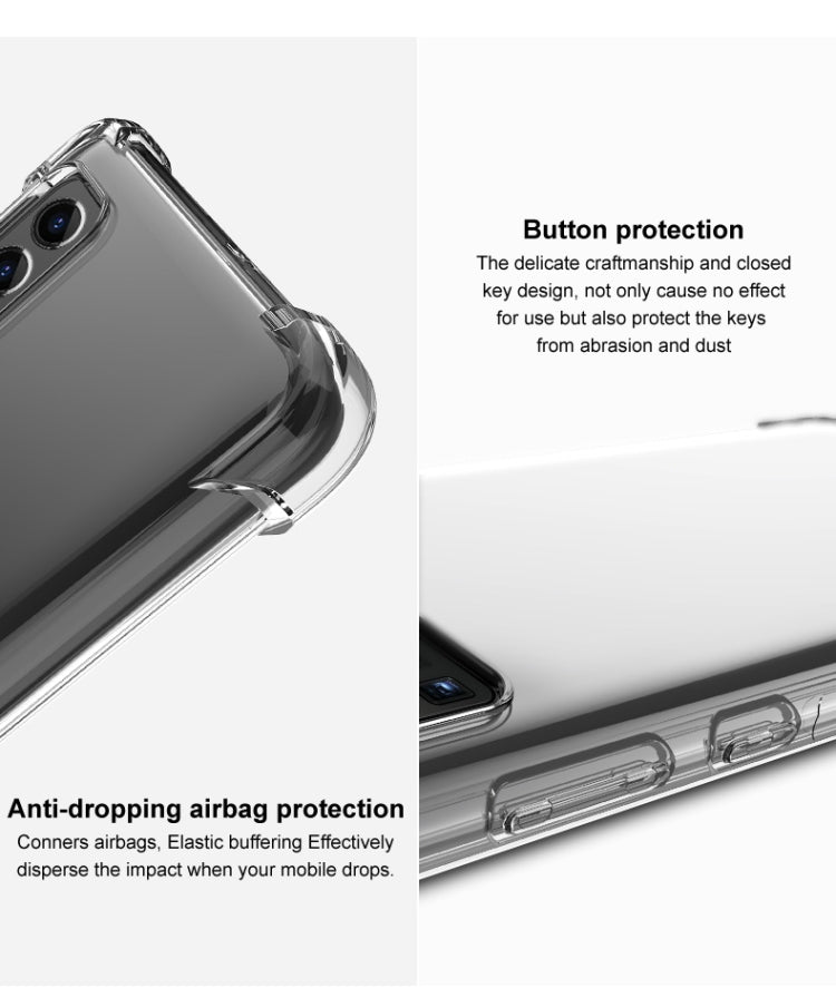 For OnePlus 8 Pro IMAK Full Coverage Shockproof TPU Protective Case