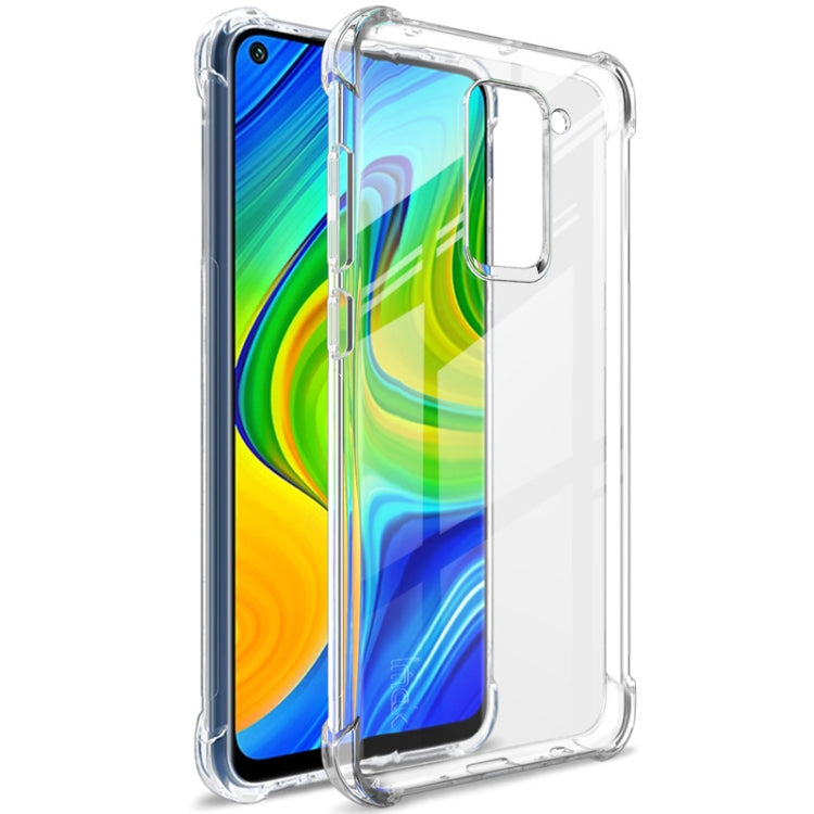 For Xiaomi Redmi Note 9 IMAK Full Coverage Shockproof TPU Protective Case