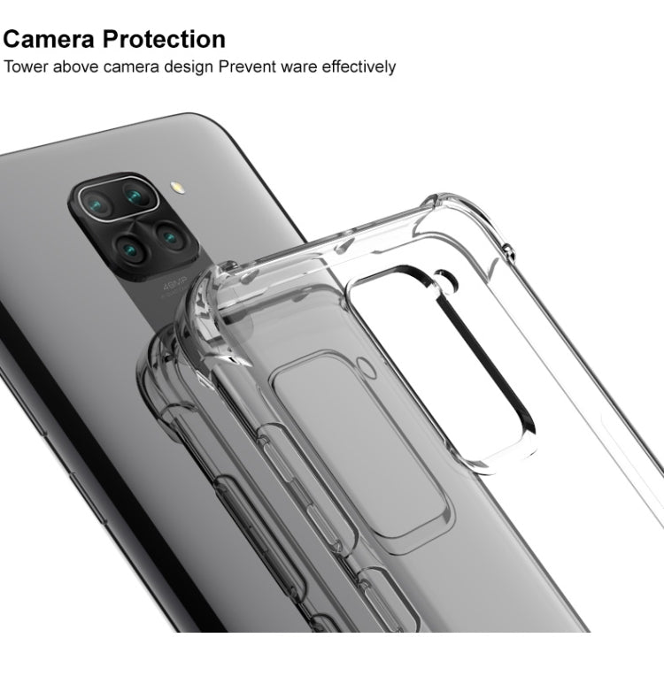 For Xiaomi Redmi Note 9 IMAK Full Coverage Shockproof TPU Protective Case