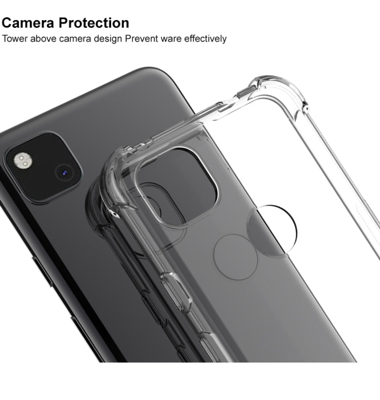 For Google Pixel 4a IMAK Full Coverage Shockproof TPU Protective Case