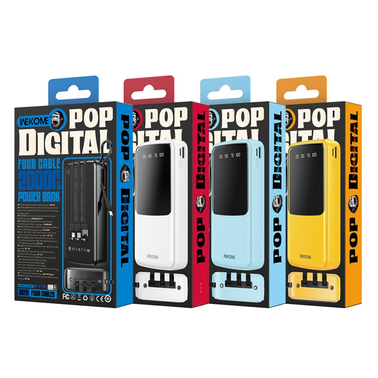 WK WP-10 12W 20000mAh Power Bank with Cable