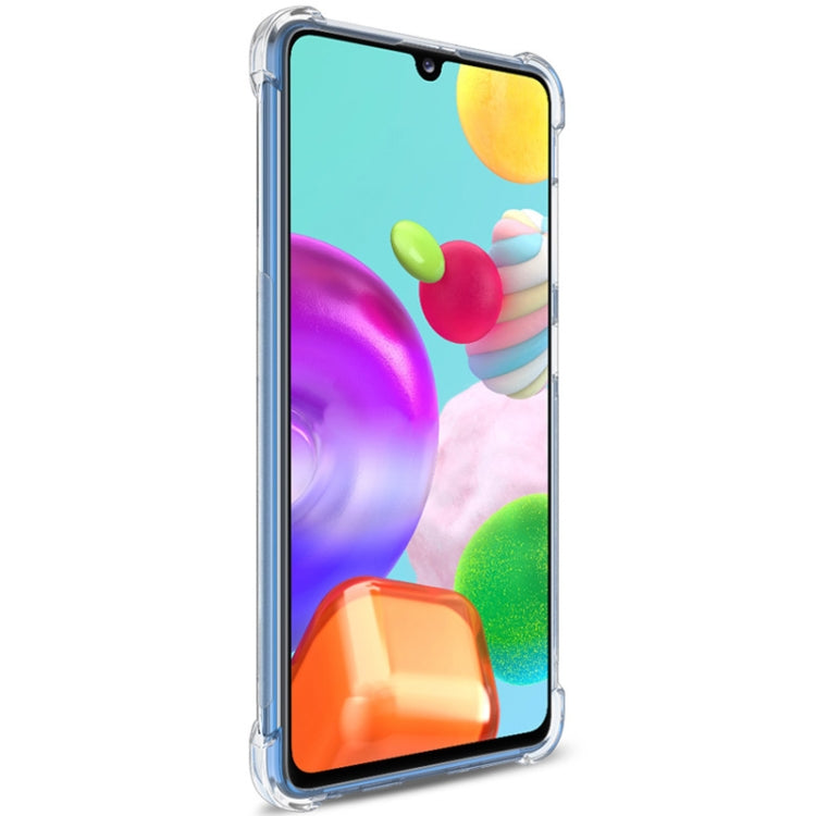 For Samsung Galaxy A41 IMAK Full Coverage Shockproof TPU Protective Case