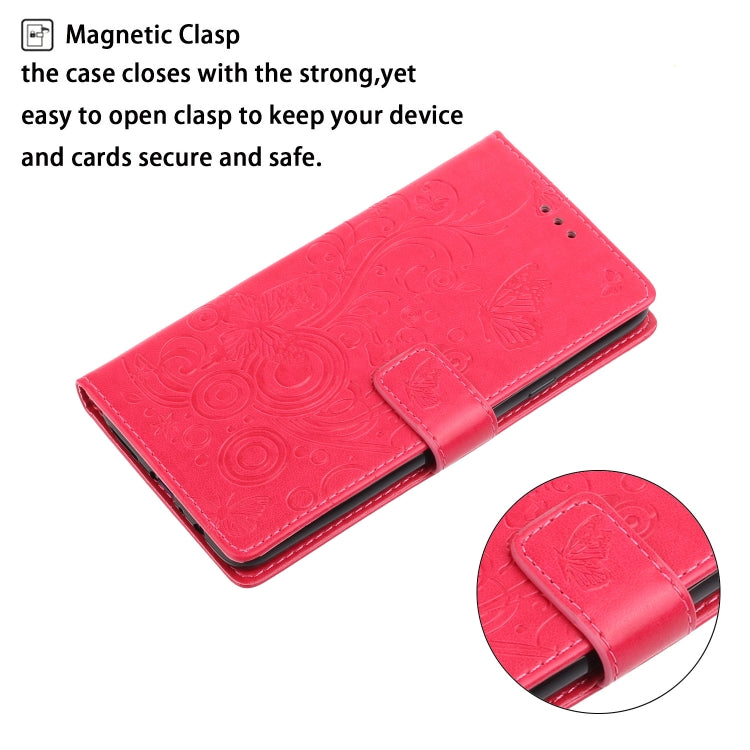 For Huawei Y7P / P40 lite E Pressed Printing Butterfly Pattern Horizontal Flip Leather Case with Holder & Card Slots