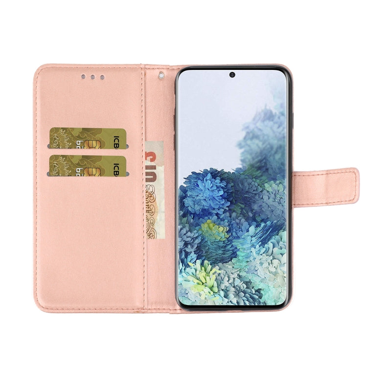 For Samsung Galaxy A31 Pressed Printing Butterfly Pattern Horizontal Flip Leather Case with Holder & Card Slots