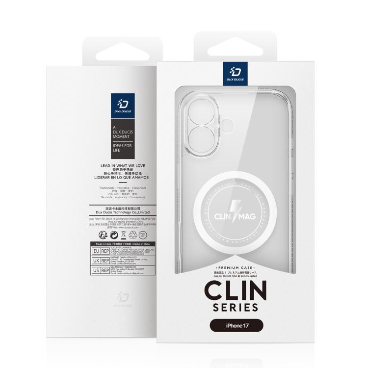 For iPhone 17 DUX DUCIS Clin Mag Series Magsafe TPU Phone Case - Transparent