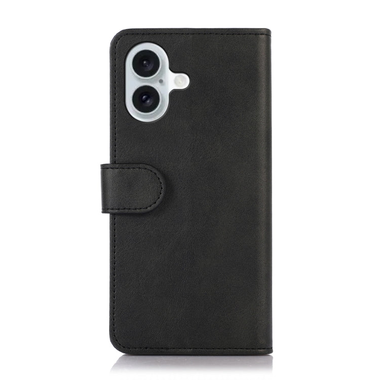 For iPhone 16 Cow Texture Leather Phone Case