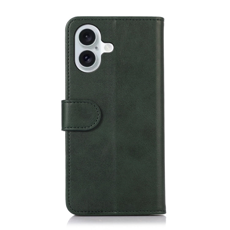 For iPhone 16 Cow Texture Leather Phone Case