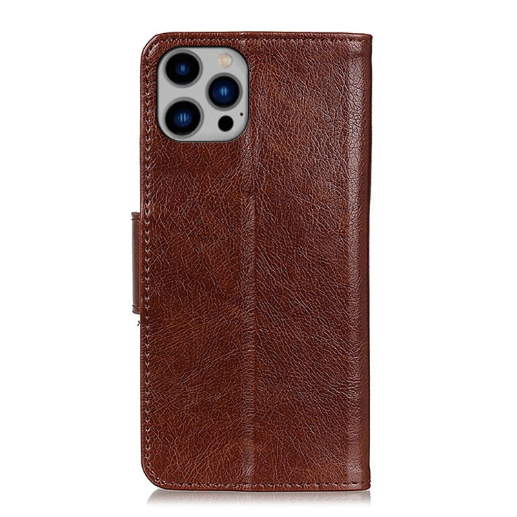 For iPhone 16 Pro Nappa Texture Leather Case