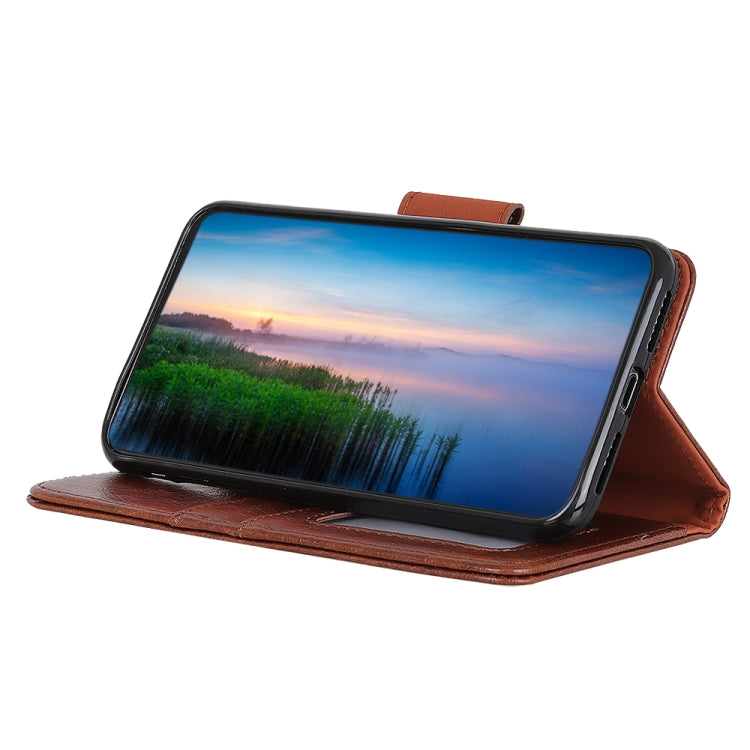 For iPhone 16 Plus Nappa Texture Leather Case