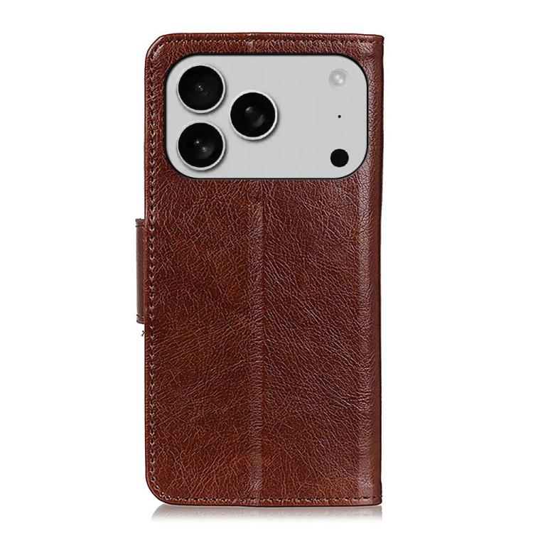 For iPhone 17 Pro Max Nappa Texture Leather Case