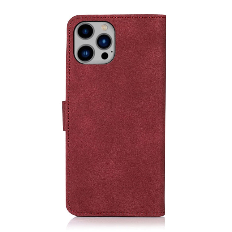 For iPhone 16 Pro Max KHAZNEH Matte Texture Leather Phone Case