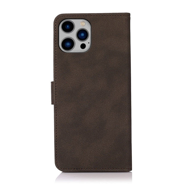 For iPhone 16 Pro Max KHAZNEH Matte Texture Leather Phone Case
