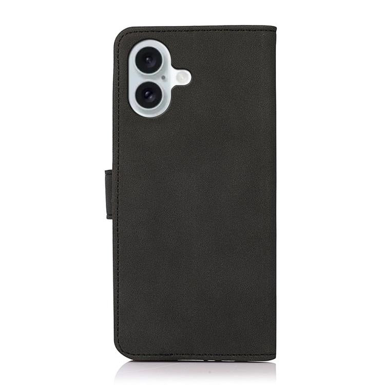 For iPhone 17 KHAZNEH Matte Texture Leather Phone Case