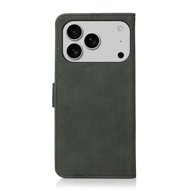 For iPhone 17 Pro KHAZNEH Matte Texture Leather Phone Case