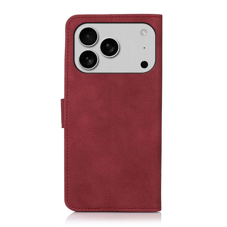 For iPhone 17 Pro Max KHAZNEH Matte Texture Leather Phone Case